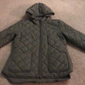 Quilted hooded jacket